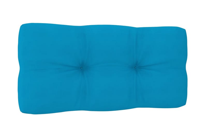hynder til pallesofa 2 stk. stof blå - Blå - Balkonmarkise - Markiser - Terrassemarkise