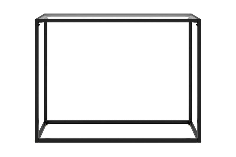 konsolbord 100x35x75 cm hærdet glas transparent - gennemsigtig - Terrassemarkise - Markiser - Balkonmarkise