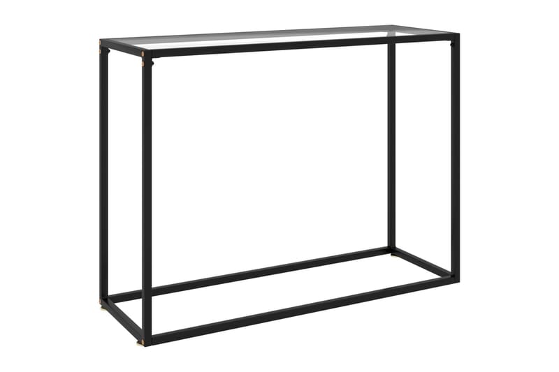 konsolbord 100x35x75 cm hærdet glas transparent - gennemsigtig - Balkonmarkise - Markiser - Terrassemarkise