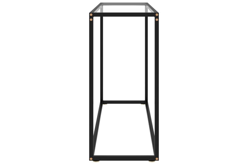 konsolbord 100x35x75 cm hærdet glas transparent - gennemsigtig - Balkonmarkise - Markiser - Terrassemarkise