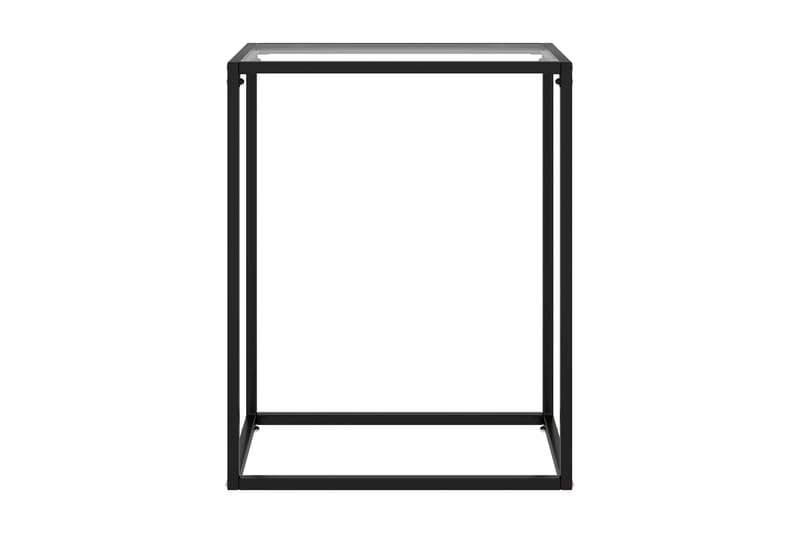 konsolbord 60x35x75 cm hærdet glas transparent - gennemsigtig - Havemøbler - Solafskærmning - Markiser - Balkonmarkise