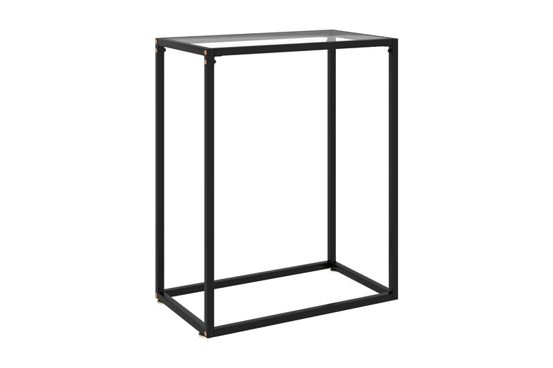 konsolbord 60x35x75 cm hærdet glas transparent - gennemsigtig - Balkonmarkise - Markiser - Terrassemarkise