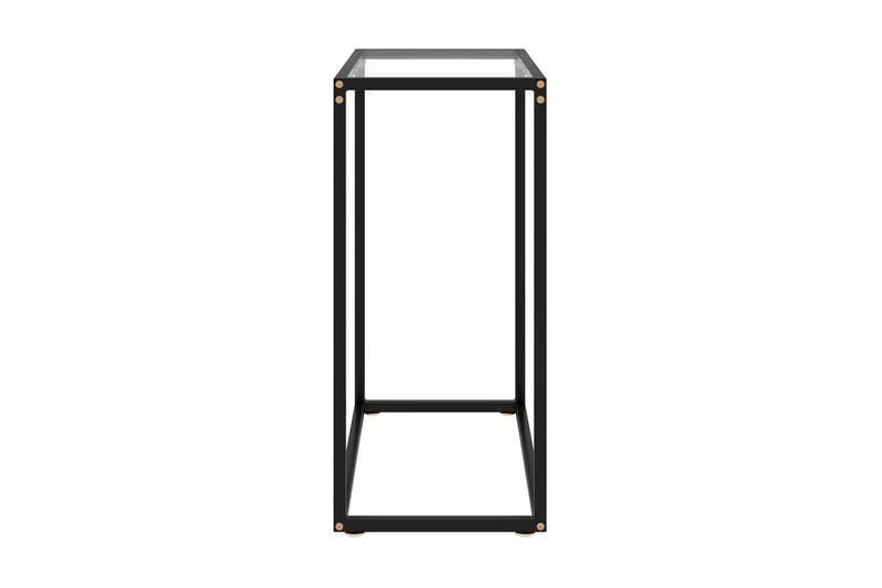 konsolbord 60x35x75 cm hærdet glas transparent - gennemsigtig - Havemøbler - Solafskærmning - Markiser - Balkonmarkise
