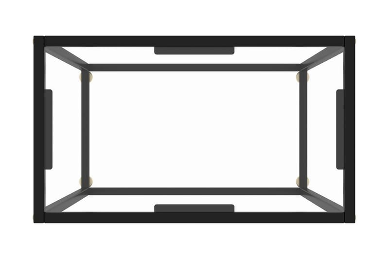 konsolbord 60x35x75 cm hærdet glas transparent - gennemsigtig - Balkonmarkise - Markiser - Terrassemarkise