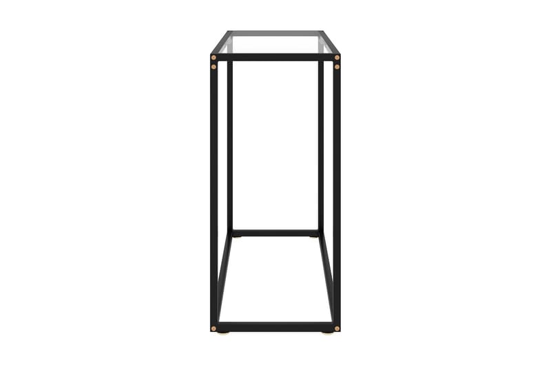 konsolbord 80x35x75 cm hærdet glas transparent - gennemsigtig - Havemøbler - Solafskærmning - Markiser - Balkonmarkise