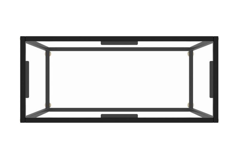 konsolbord 80x35x75 cm hærdet glas transparent - gennemsigtig - Balkonmarkise - Markiser - Terrassemarkise