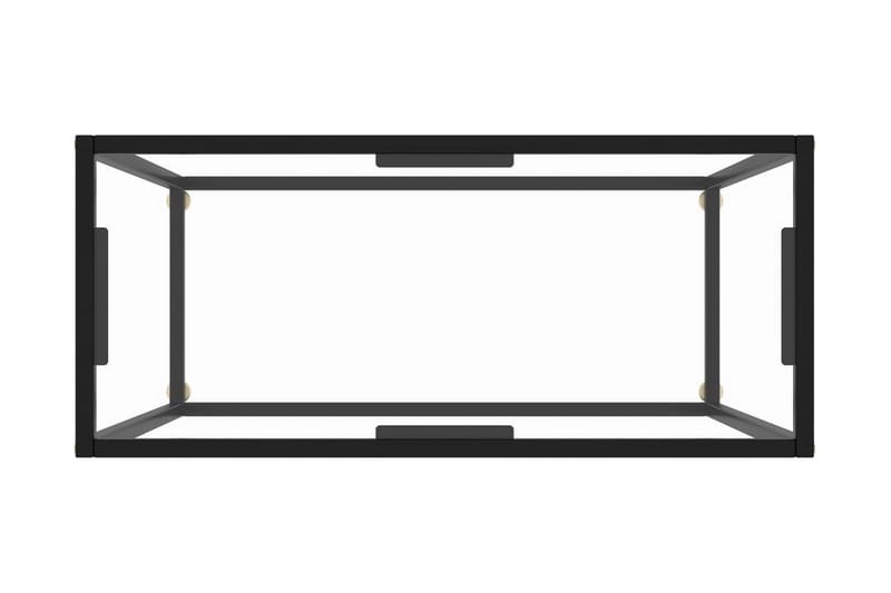 konsolbord 80x35x75 cm hærdet glas transparent - gennemsigtig - Havemøbler - Solafskærmning - Markiser - Balkonmarkise