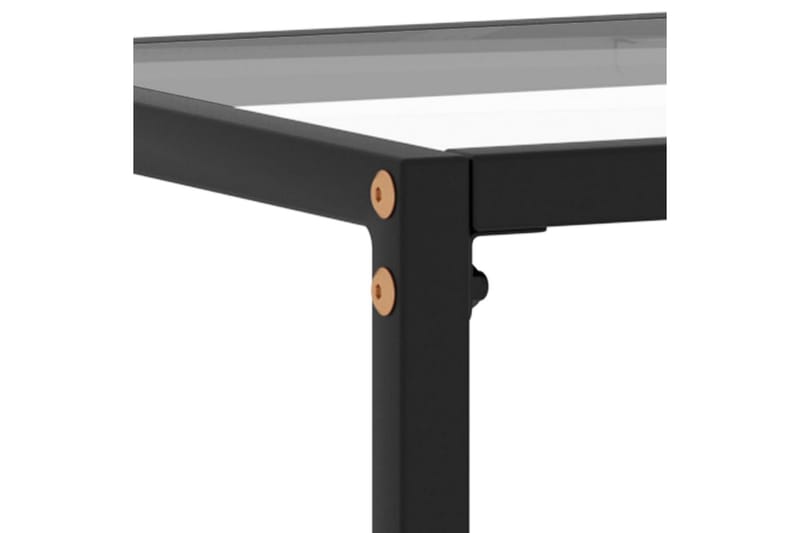 konsolbord 80x35x75 cm hærdet glas transparent - gennemsigtig - Havemøbler - Solafskærmning - Markiser - Balkonmarkise