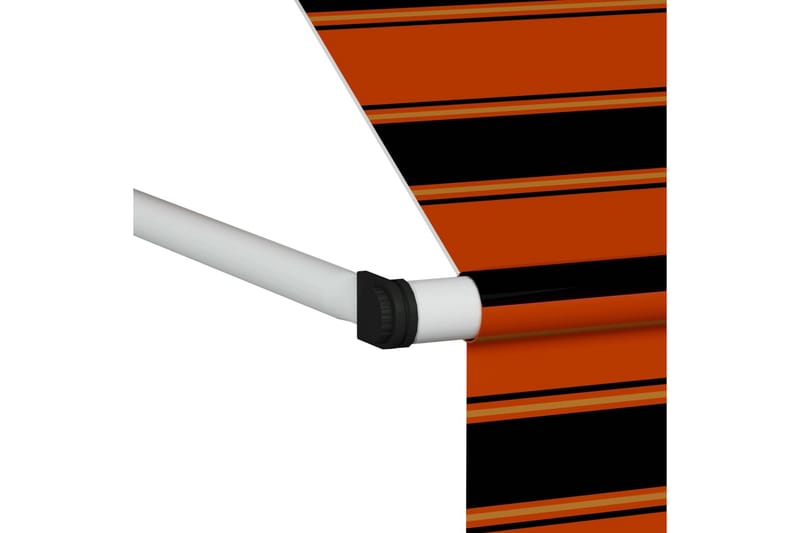 manuel foldemarkise 250 cm orange og brun - Flerfarvet - Vinduesmarkise - Markiser