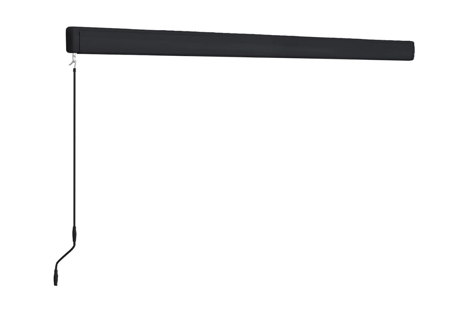 Manuel Kassettemarkise 350x250 cm Blå Og Hvid - Blå - Havemøbler - Solafskærmning - Markiser - Balkonmarkise