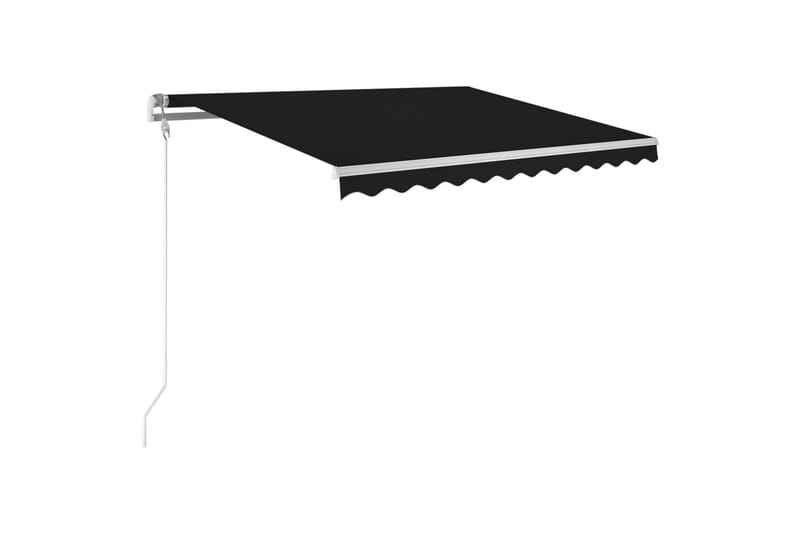 markise 300x250 cm automatisk betjening antracitgrå - Antracit - Havemøbler - Solafskærmning - Markiser - Balkonmarkise