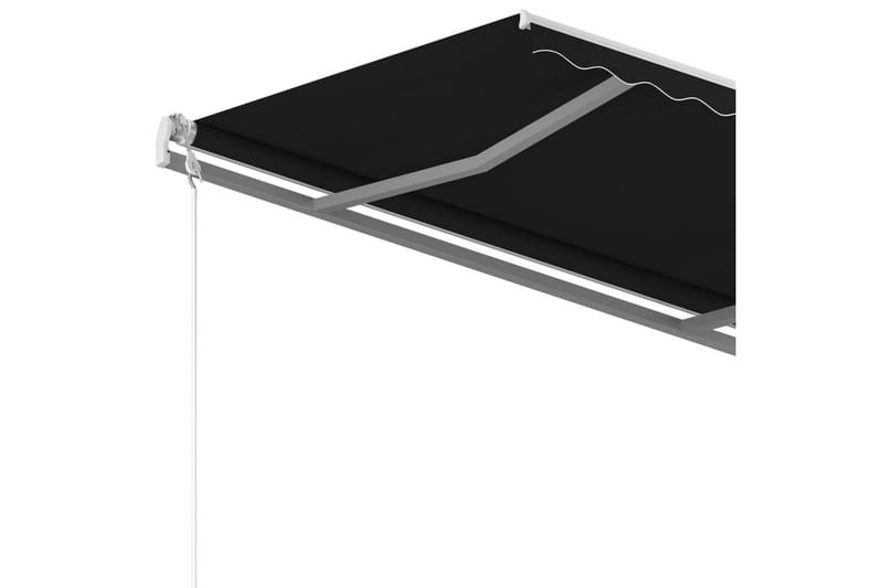 markise 450x350 cm automatisk betjening antracitgrå - Antracit - Havemøbler - Solafskærmning - Markiser - Balkonmarkise
