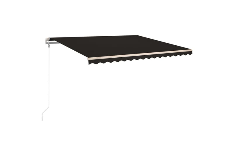 markise 450x350 cm automatisk betjening antracitgrå - Antracit - Havemøbler - Solafskærmning - Markiser - Balkonmarkise