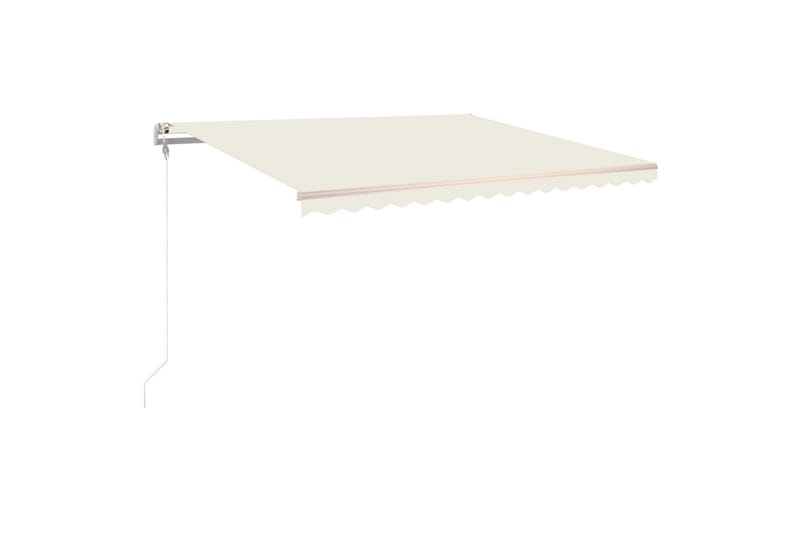 markise 450x350 cm automatisk betjening cremefarvet - Creme - Havemøbler - Solafskærmning - Markiser - Balkonmarkise