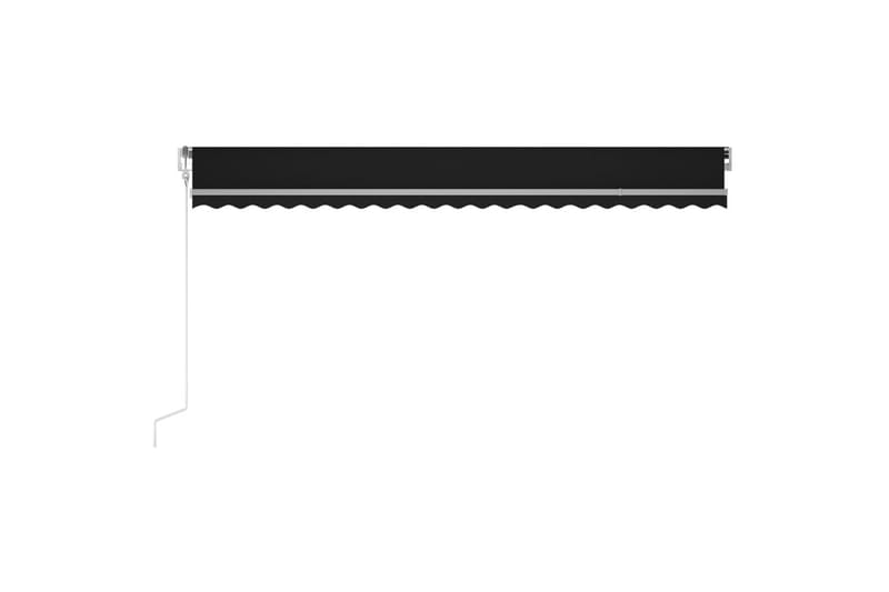markise 500x350 cm automatisk betjening antracitgrå - Antracit - Balkonmarkise - Markiser - Terrassemarkise
