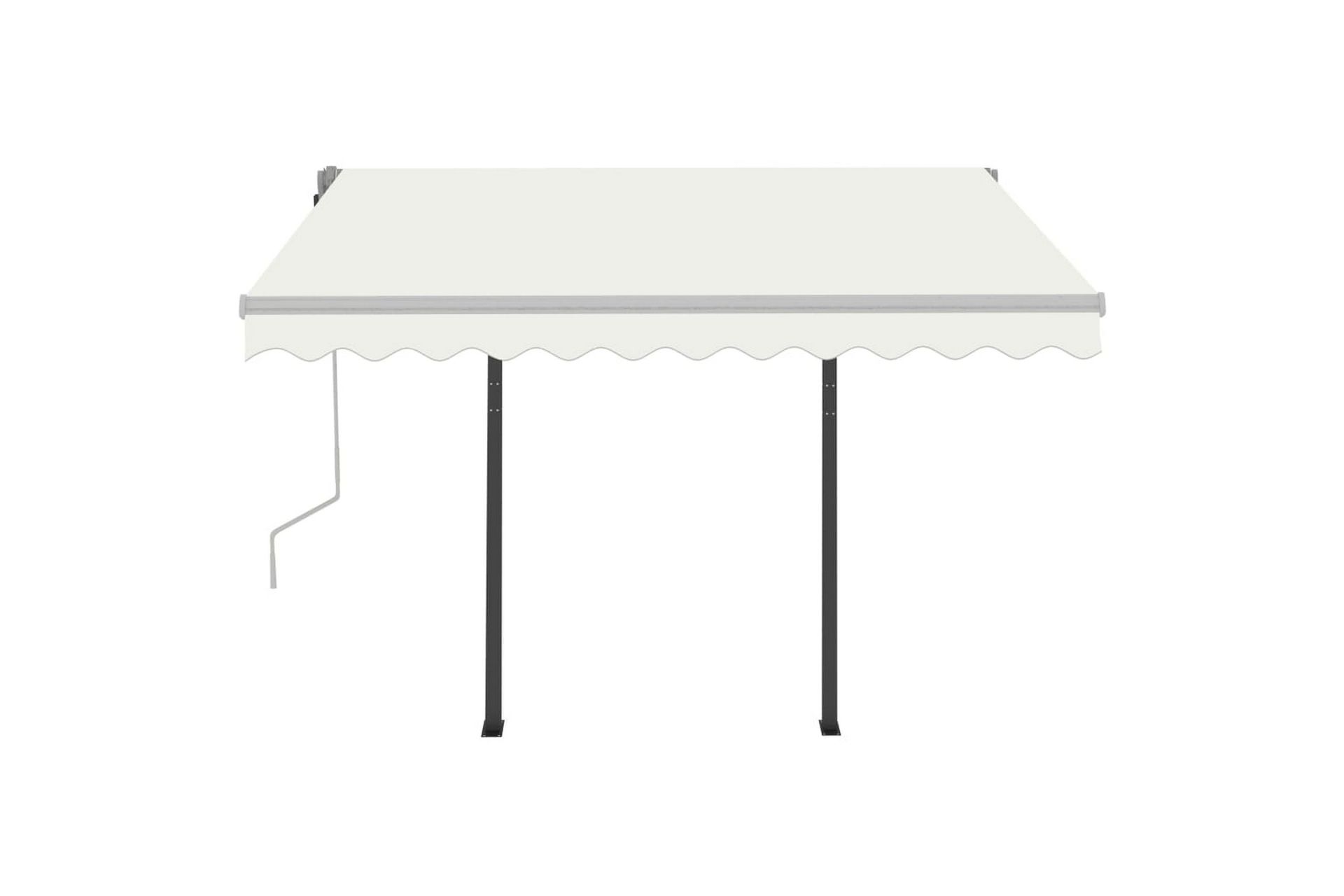 markise m. LED + vindsensor 3,5x2,5 m automatisk - Havemøbler - Solafskærmning - Markiser - Balkonmarkise