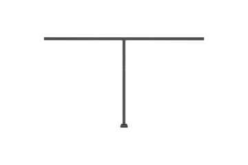 markise m. LED + vindsensor 400x300 cm automatisk - Antracit - Havemøbler - Solafskærmning - Markiser - Balkonmarkise