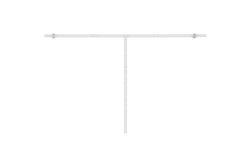 markise m. LED + vindsensor 400x350 cm automatisk - Blå - Havemøbler - Solafskærmning - Markiser - Balkonmarkise