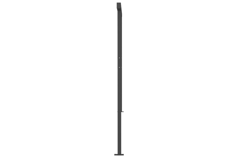 markise m. LED + vindsensor 6x3,5 m automatisk cremefarvet - Havemøbler - Solafskærmning - Markiser - Balkonmarkise