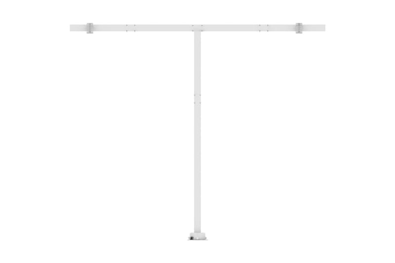 markise m. LED-lys 300x250 cm manuel betjening antracitgrå - Antracit - Havemøbler - Solafskærmning - Markiser - Balkonmarkise