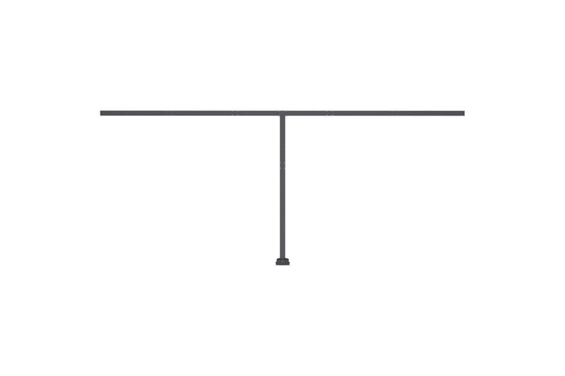markise m. LED-lys 600x350 cm manuel - Creme - Havemøbler - Solafskærmning - Markiser - Balkonmarkise