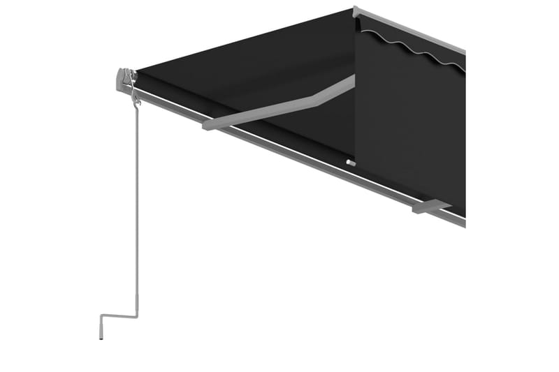 markise m. rullegardin 4x3 m automatisk betjeninggrå - Antracit - Vinduesmarkise - Markiser