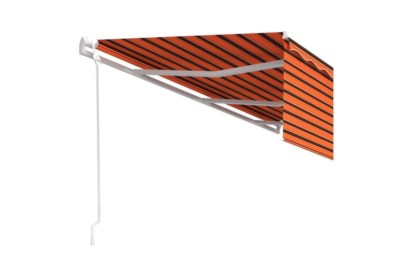markise m. rullegardin 6x3 m automatisk betjening - Orange - Vinduesmarkise - Markiser - Solbeskyttelse vindue