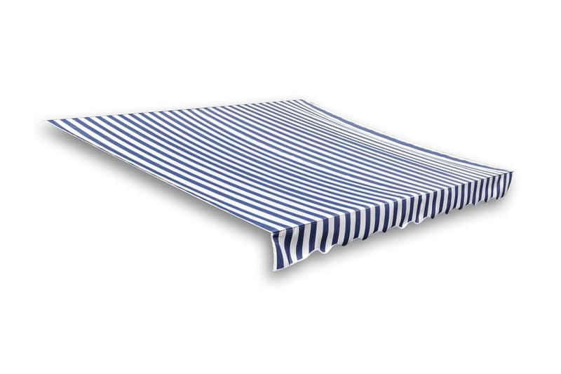 markisedug 450x300 cm blå og hvid - Blå - Havemøbler - Solafskærmning - Markiser