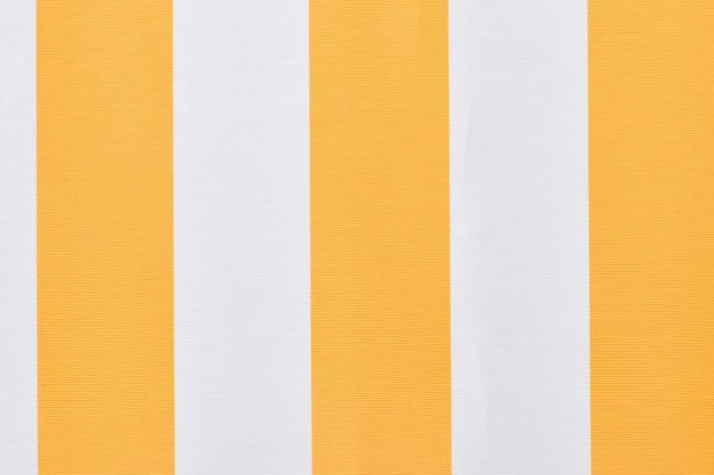 markisedug 500x300 cm orange og hvid - Orange - Havemøbler - Solafskærmning - Markiser