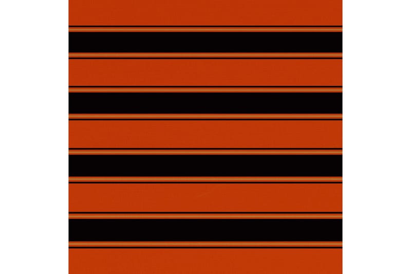 markisedug 600x300 cm kanvas orange og brun - Flerfarvet - Vinduesmarkise - Markiser