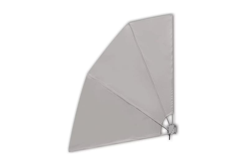 Sammenklappelig Sidemarkise 210 X 210 Cm - Creme - Havemøbler - Solafskærmning - Markiser - Balkonmarkise
