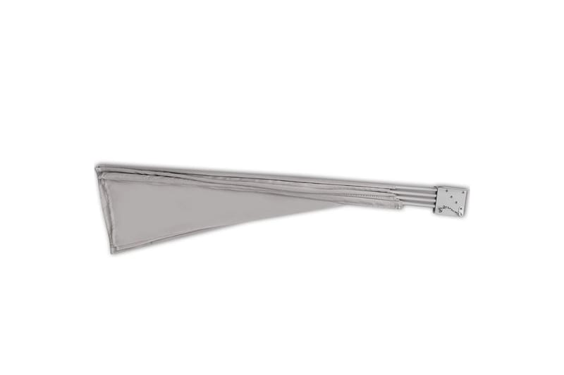 Sammenklappelig Sidemarkise 210 X 210 Cm - Creme - Havemøbler - Solafskærmning - Markiser - Balkonmarkise