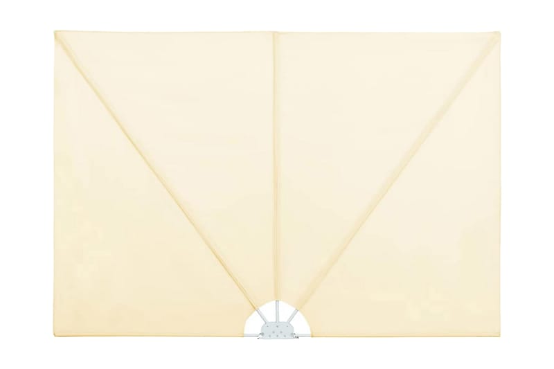 Sammenklappelig Sidemarkise 240 X 160 Cm - Creme - Havemøbler - Solafskærmning - Markiser - Balkonmarkise
