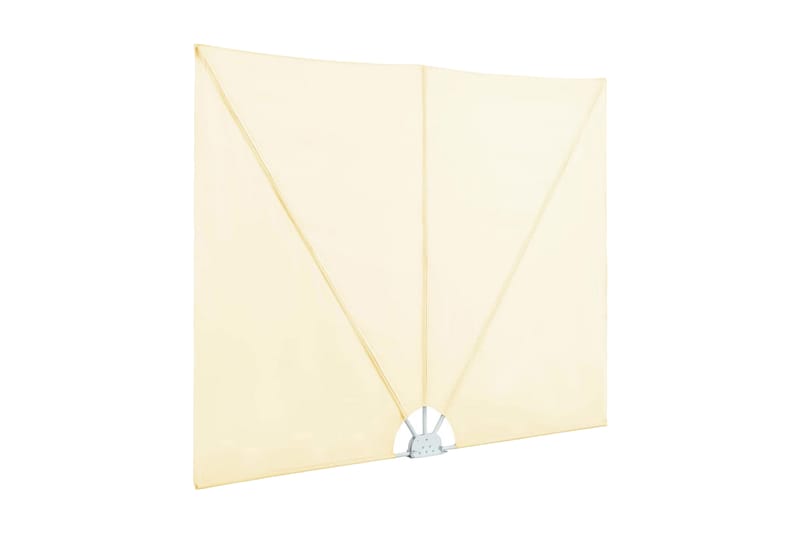 Sammenklappelig Sidemarkise 400 X 200 Cm - Creme - Havemøbler - Solafskærmning - Markiser - Balkonmarkise