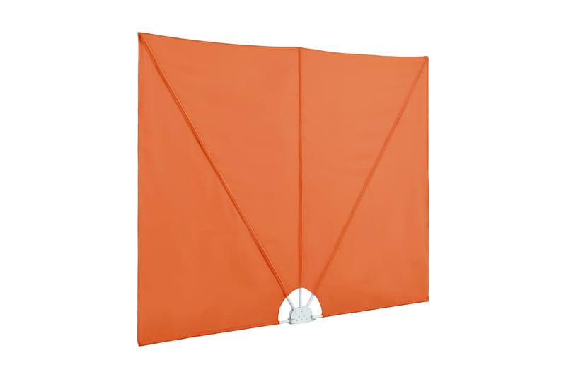 Sammenklappelig Sidemarkise Terracotta 400 X 200 Cm - Brun - Havemøbler - Solafskærmning - Markiser - Balkonmarkise
