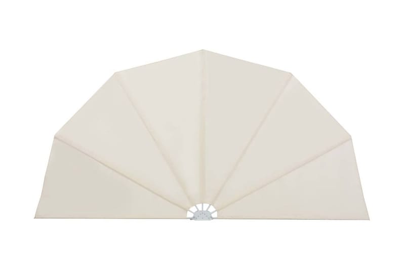 Sammenklappelig Sidemarkise Til Terrasse Cremefarvet 200 Cm - Creme - Havemøbler - Solafskærmning - Markiser - Balkonmarkise
