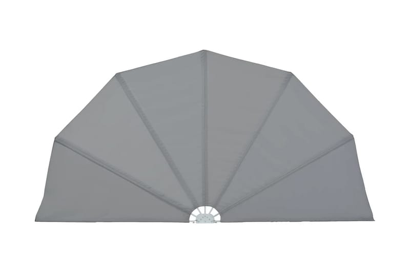 Sammenklappelig Sidemarkise Til Terrasse Grå 160 Cm - Grå - Havemøbler - Solafskærmning - Markiser - Balkonmarkise