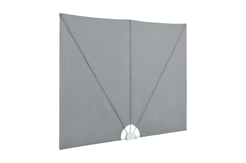 Sammenklappelig Sidemarkise Til Terrasse Grå 300 X 150 Cm - Grå - Havemøbler - Solafskærmning - Markiser - Balkonmarkise