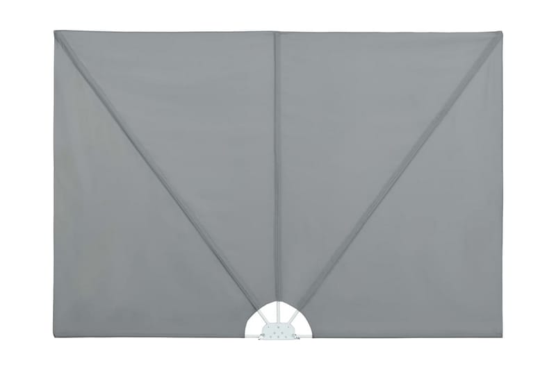 Sammenklappelig Sidemarkise Til Terrasse Grå 300 X 150 Cm - Grå - Havemøbler - Solafskærmning - Markiser - Balkonmarkise