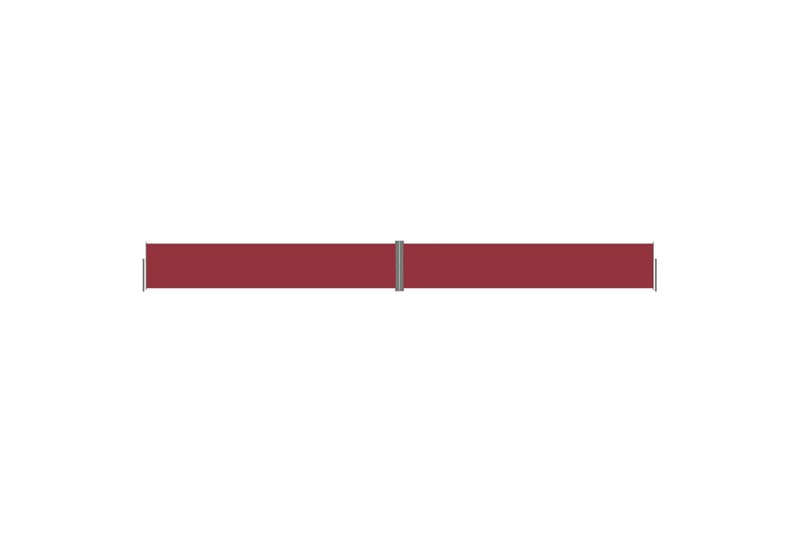 sammenrullelig sidemarkise 117x1200 cm rød - Rød - Balkonmarkise - Markiser - Sidemarkise - Altanafskærmning