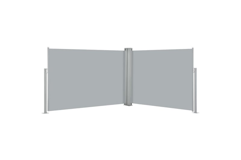 sammenrullelig sidemarkise 120 x 1000 cm antracitgrå - Grå - Balkonmarkise - Markiser - Sidemarkise - Altanafskærmning
