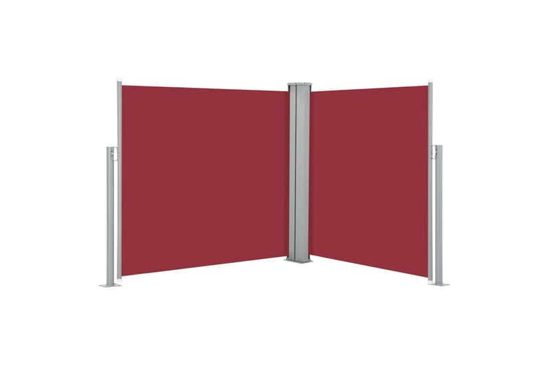 sammenrullelig sidemarkise 120 x 600 cm red - Rød - Havem�øbler - Solafskærmning - Markiser - Balkonmarkise