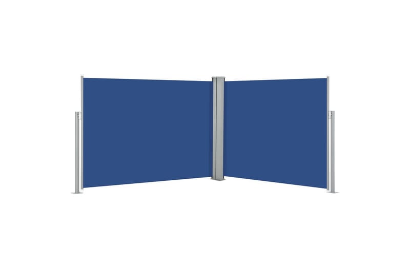sammenrullelig sidemarkise 140 x 1000 cm blå - Blå - Havemøbler - Solafskærmning - Markiser - Balkonmarkise