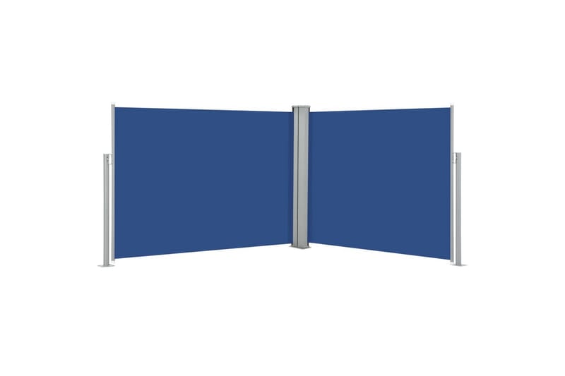 sammenrullelig sidemarkise 140 x 1000 cm blå - Blå - Balkonmarkise - Markiser - Sidemarkise - Altanafskærmning