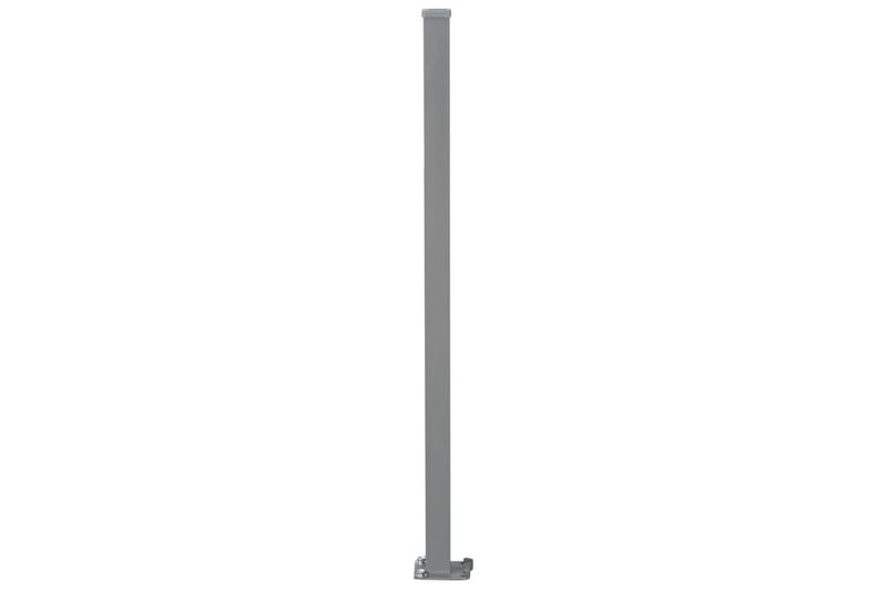 sammenrullelig sidemarkise 160 x 600 cm brun - Brun - Havemøbler - Solafskærmning - Markiser - Balkonmarkise