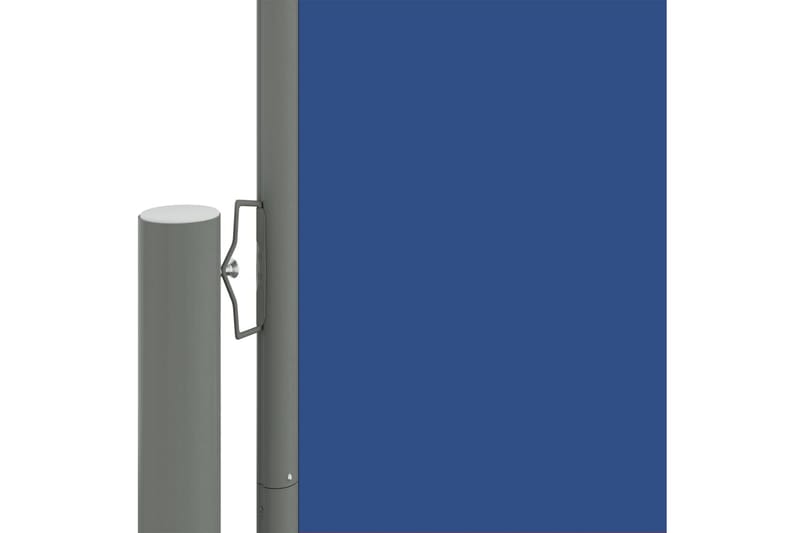 sammenrullelig sidemarkise 160x1200 cm blå - Blå - Balkonmarkise - Markiser - Sidemarkise - Altanafskærmning