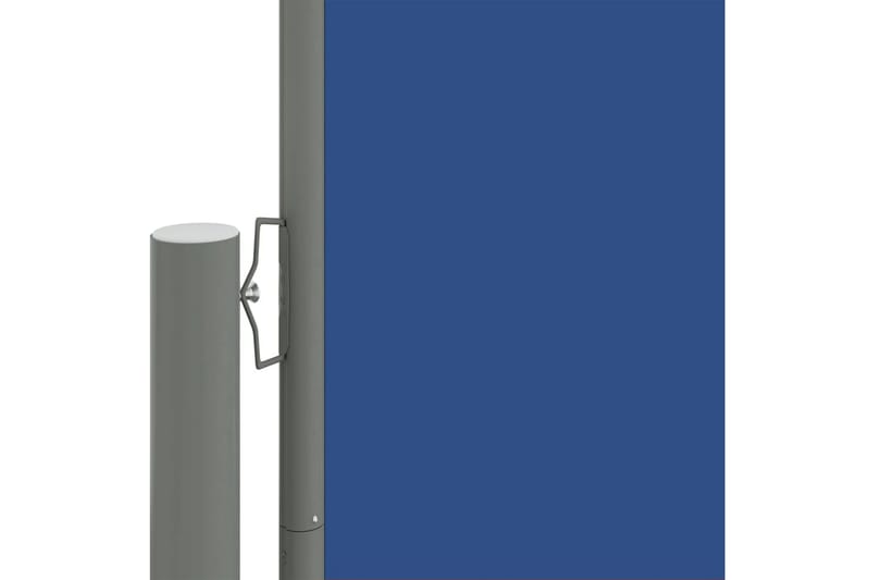 sammenrullelig sidemarkise 200x600 cm blå - Blå - Balkonmarkise - Markiser - Sidemarkise - Altanafskærmning