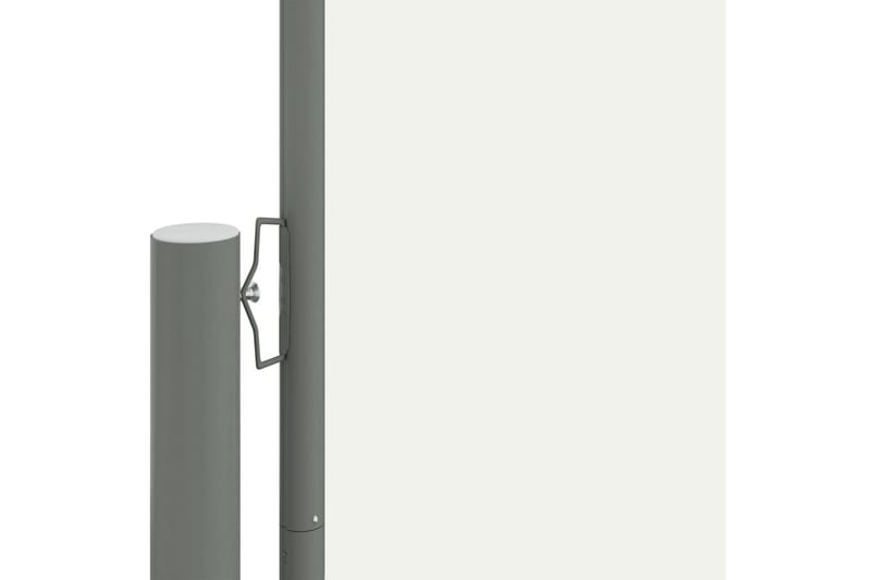 sammenrullelig sidemarkise 200x600 cm cremefarvet - Creme - Balkonmarkise - Markiser - Sidemarkise - Altanafskærmning