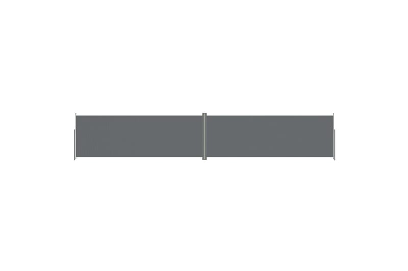 sammenrullelig sidemarkise 220x1200 cm antracitgrå - Antracit - Markiser - Balkonmarkise - Altanafskærmning - Sidemarkise