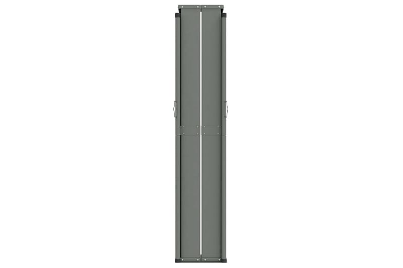 sammenrullelig sidemarkise 220x600 cm sort - Sort - Havemøbler - Solafskærmning - Markiser - Balkonmarkise